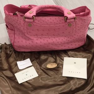 Celine Ostrich Bag